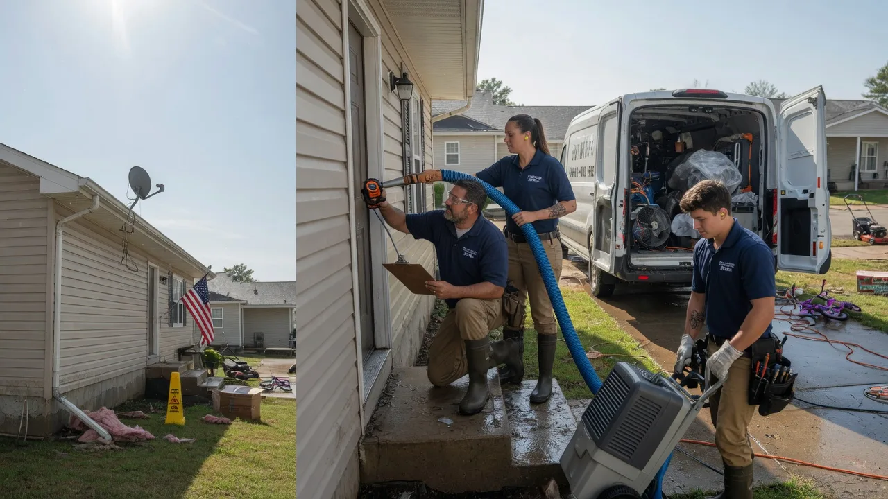 Ceiling Water Damage Restoration in Clarksville, TN near me
