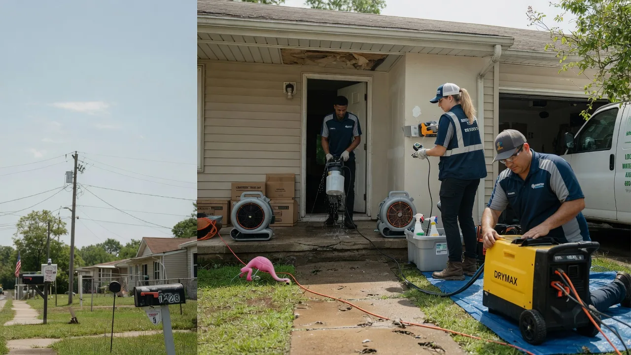 Storm Damage Water Removal in Clarksville, TN near me